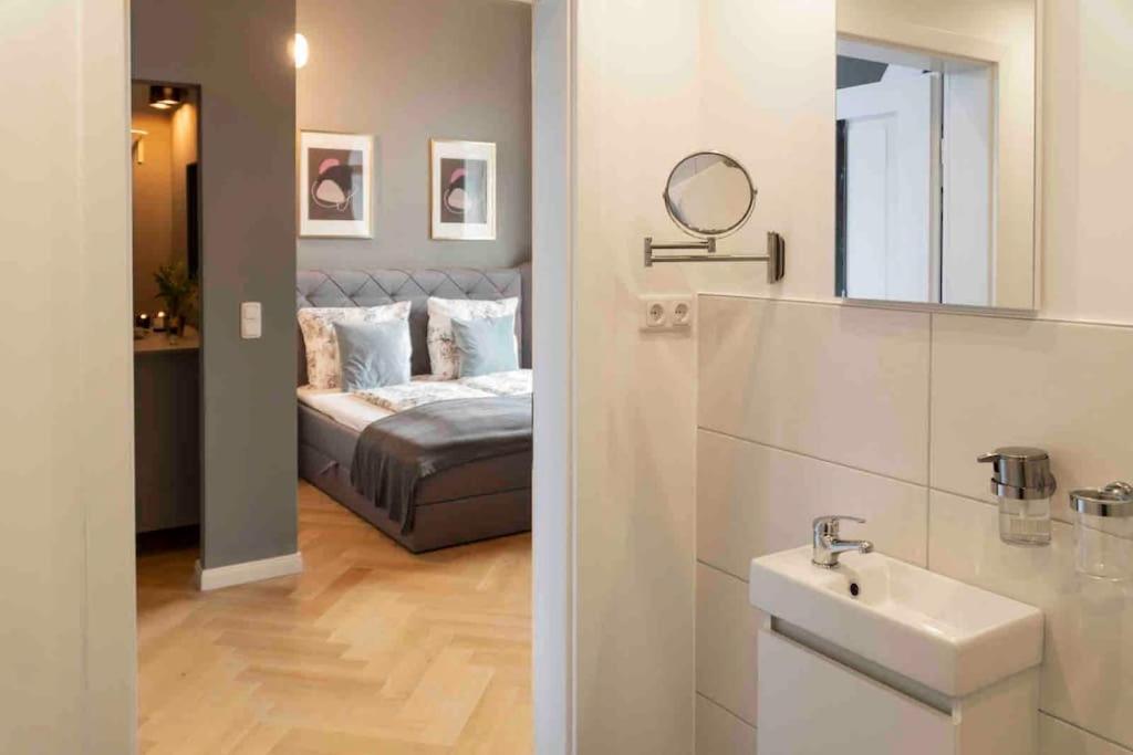 Zentrales Design Apartment Bremen Luaran gambar